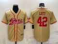 Men's San Francisco 49ers Ronnie Lott Gold Game Jersey Joint Edition
