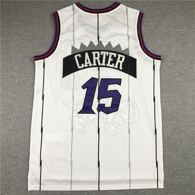 Men's Toronto Raptors Vince Carter Mitchell & Ness White Classics Jersey