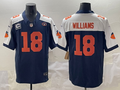 Men's Chicago Bears Caleb Williams Navy Game Player Jersey