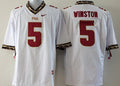 Men's Florida State Seminoles Jameis Winston White Player Game Jersey