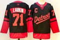 Men's Detroit Red Wings Dylan Larkin Fanatics Black Player Game Jersey