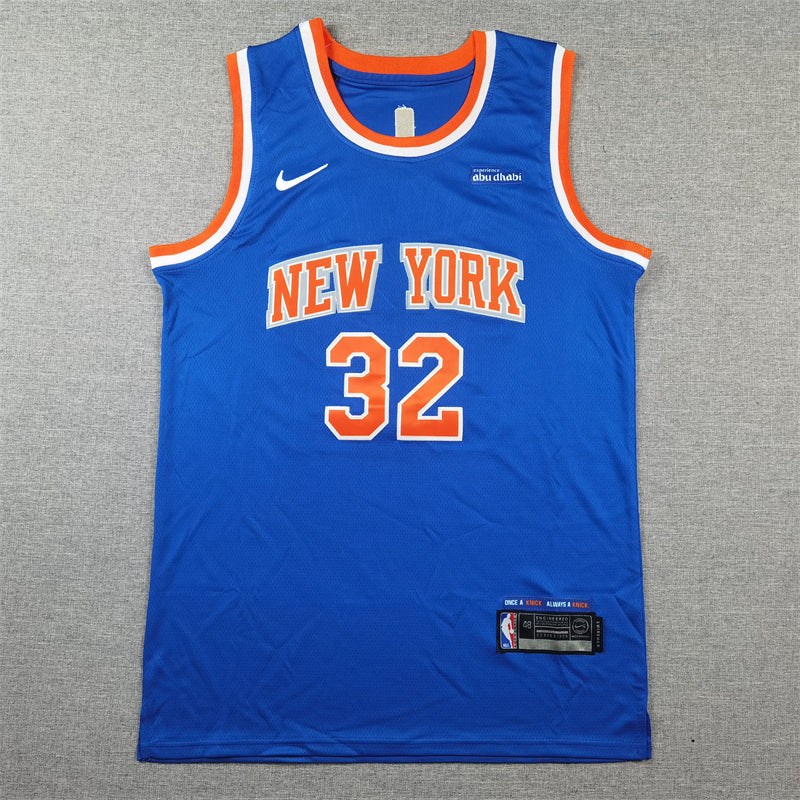 Men's New York Knicks Karl-Anthony Towns Blue Swingman Jersey - Icon Edition
