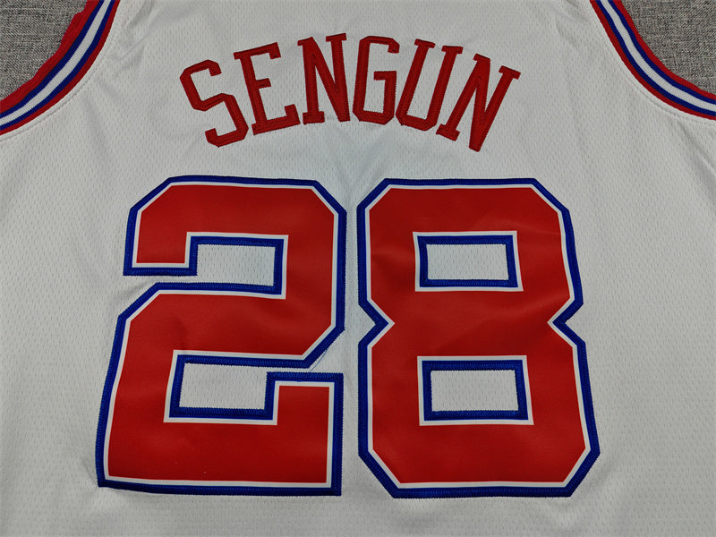 Men's Houston Rockets Alperen Sengun White 2025/26 Swingman Jersey - City Edition