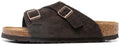 Birkenstock Zrich Suede Leather 1024641 Narrow Fit Mocca Sandals