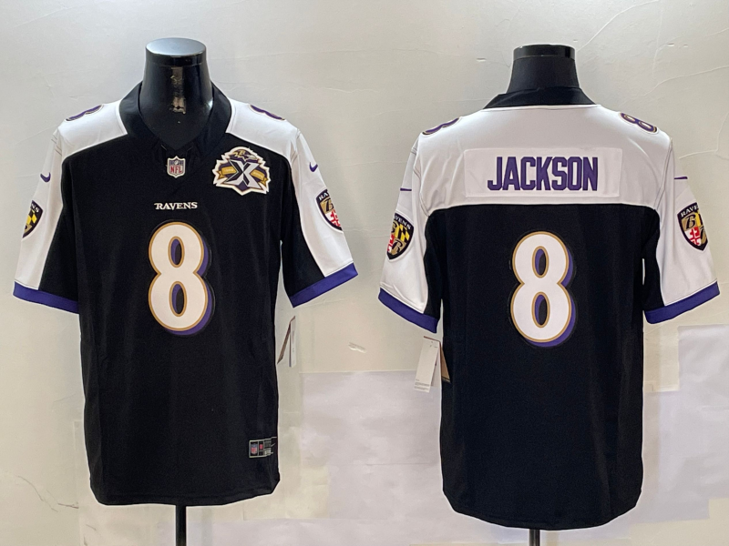 Men's Baltimore Ravens Lamar Jackson Black Vapor F.U.S.E. Limited Jersey