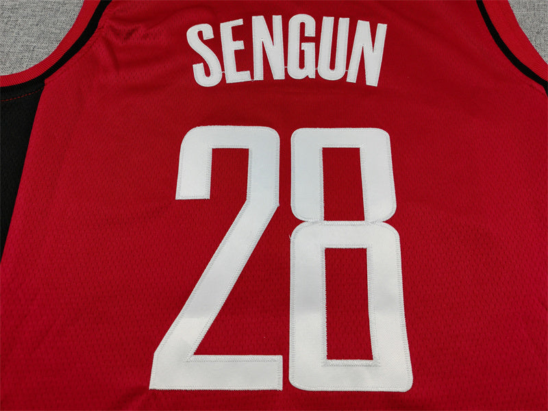 Men's Houston Rockets Alperen Sengun Red Swingman Player Jersey - Icon Edition