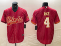 Men's Kansas City Chiefs Rashee Rice Red Game Jersey Joint Edition
