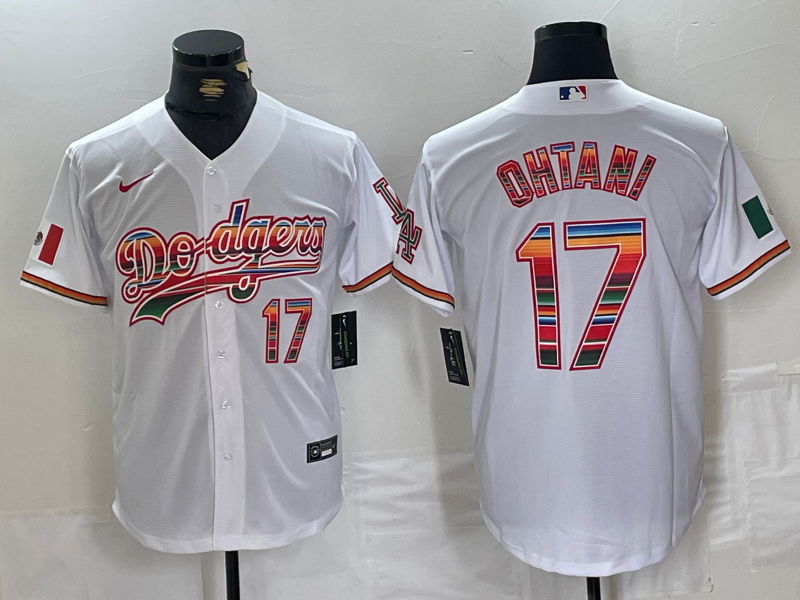 Men's Los Angeles Dodgers Shohei Ohtani White Replica Player Jersey