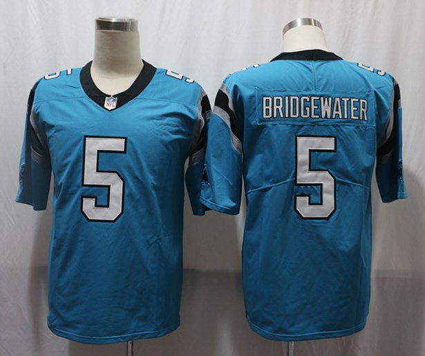 Men's Carolina Panthers Teddy Bridgewater Blue Game Jersey
