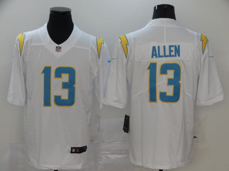 Men's Los Angeles Chargers Keenan Allen White Game Player Jersey