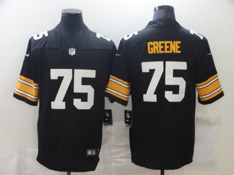 Men's Pittsburgh Steelers Joe Greene Black Player Game Jersey