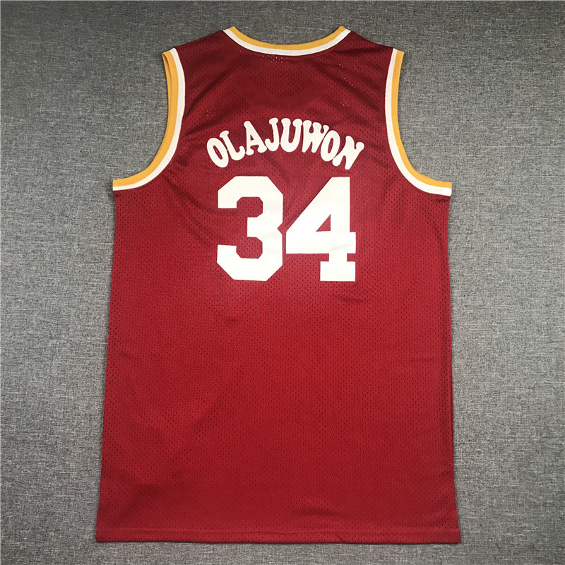 Men's Houston Rockets Hakeem Olajuwon 1993-94 Hardwood Classics Swingman Jersey