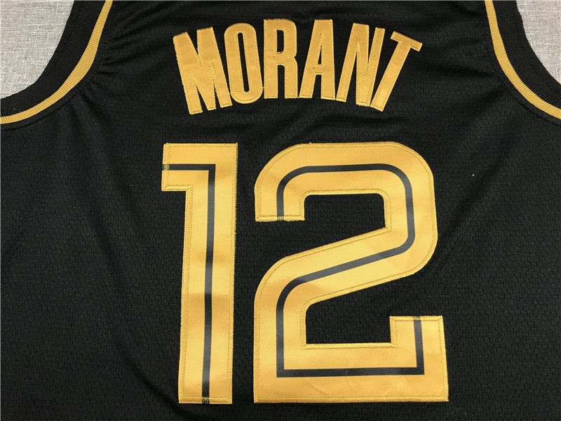 Men's Memphis Grizzlies Ja Morant Black Replica Fast Break Jersey