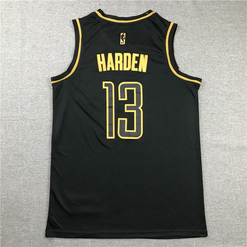 Men's Houston Rockets James Harden NBA Black Replica Player Jersey