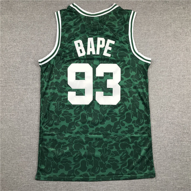 Men's Boston Celtics Bape Mitchell & Ness NBA Green Player Jersey