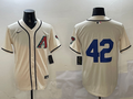 Men's Arizona Diamondbacks White 2024 Jackie Robinson Day Home Limited Jersey
