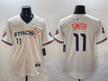 Men's Houston Astros Cam Smith Cream 2025 City Connect Limited Player Jersey