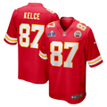 Men's Kansas City Chiefs Travis Kelce Red Super Bowl LVIII Game Jersey