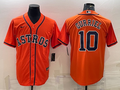 Men's Houston Astros Yuli Gurriel Orange Replica Player Jersey