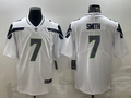 Men's Seattle Seahawks Geno Smith White Game Jersey