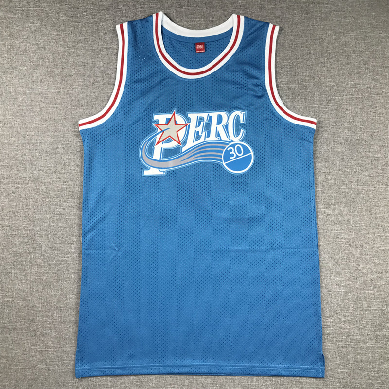 Men's Perc O'Cet Movie Blue Basketball Jersey