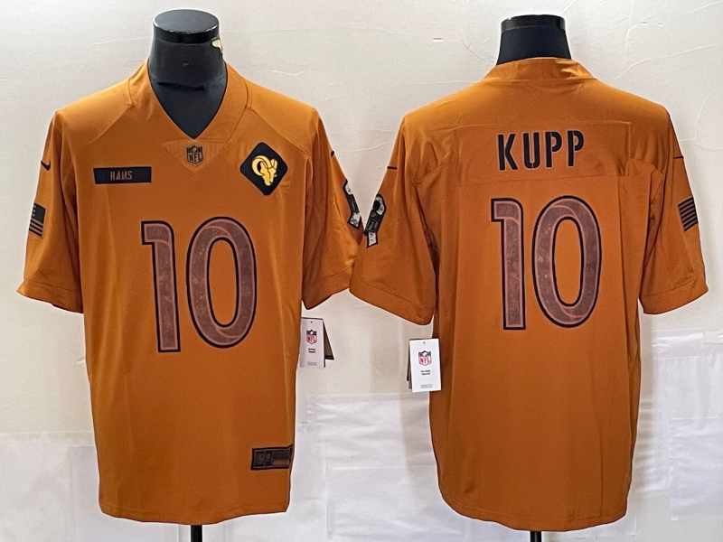 Men's Los Angeles Rams Cooper Kupp Brown 2023 Salute To Service Limited Jersey