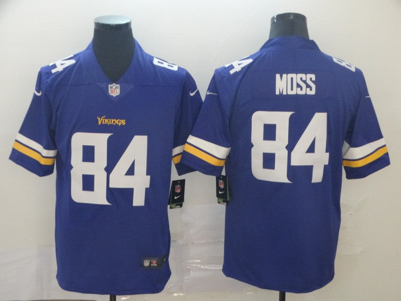 Men's Minnesota Vikings Randy Moss Purple Game Jersey