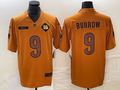 Men's Cincinnati Bengals Joe Burrow Brown 2023 Salute To Service Limited Jersey