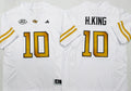 Men's Georgia Tech Football Haynes King White Player Jersey