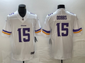 Men's Minnesota Vikings Joshua Dobbs White Game Jersey