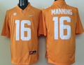 Men's Tennessee Volunteers Peyton Manning Orange Player Game Jersey