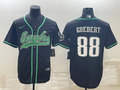 Men's Philadelphia Eagles Dallas Goedert Black Game Jersey Joint Edition