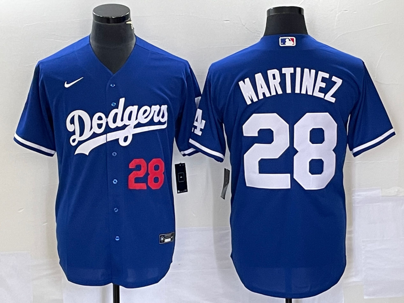 Men's Los Angeles Dodgers J.D. Martinez Royal Replica Game Jersey