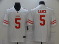 Men's San Francisco 49ers Trey Lance White Game Jersey