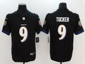 Men's Baltimore Ravens Justin Tucker Black Game Player Jersey
