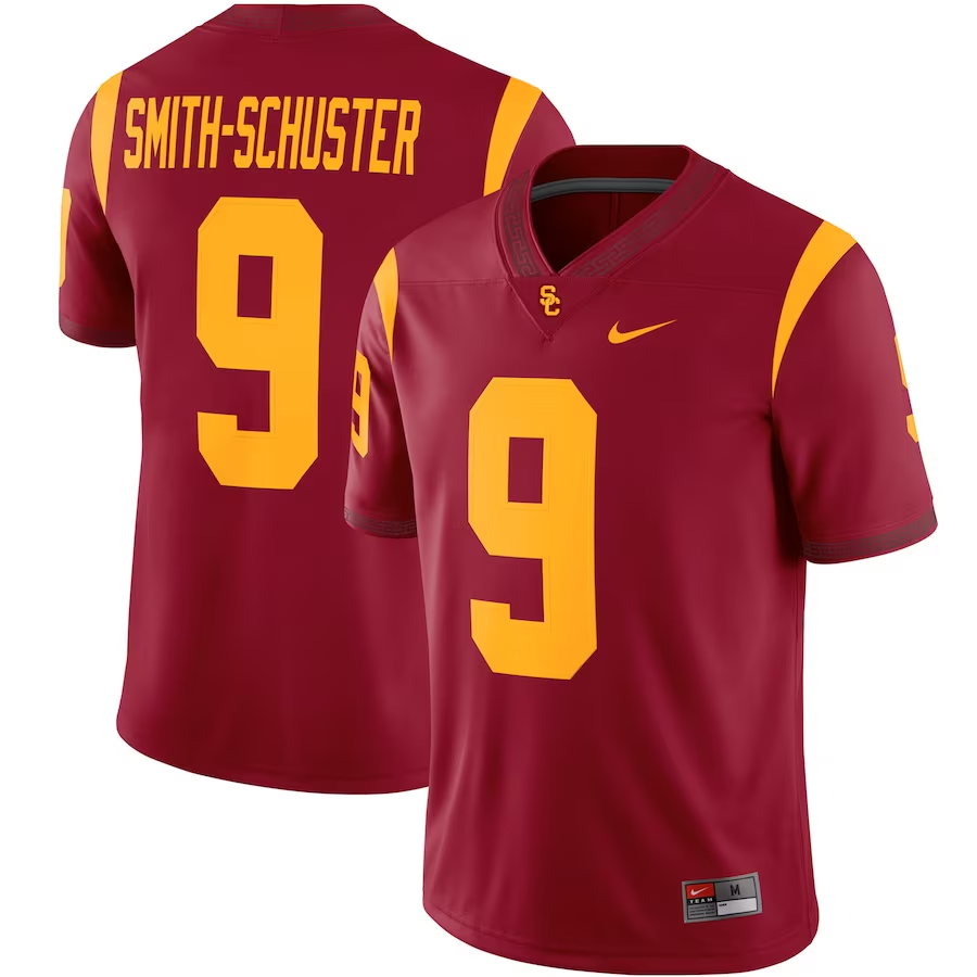 Men's USC Trojans Juju Smith-Schuster Cardinal Player Game Jersey