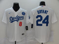 Men's Los Angeles Dodgers Kris Bryant -24 White Replica Baseball Jersey