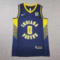 Men's Indiana Pacers Tyrese Haliburton Navy Swingman Jersey - Icon Edition