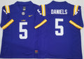 Men's LSU Tigers Jayden Daniels Purple Player Jersey