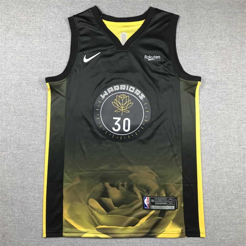 Men's Golden State Warriors Stephen Curry Black 2022/23 Swingman Jersey - City Edition