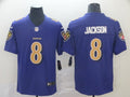 Men's Baltimore Ravens Lamar Jackson Purple Jersey