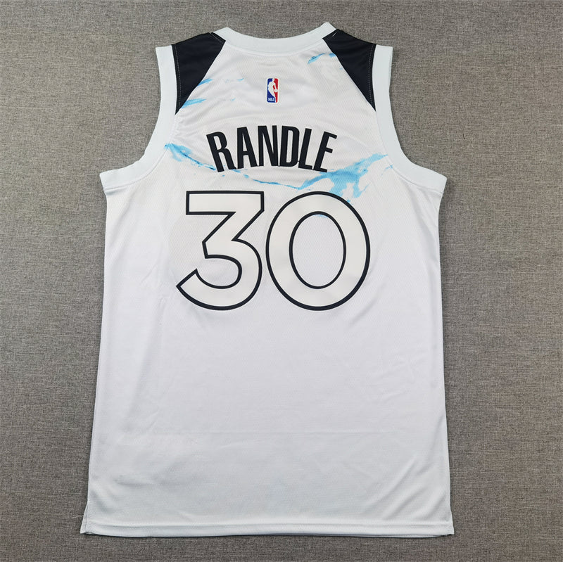 Men's Minnesota Timberwolves Julius Randle White 2024/25 Swingman Player Jersey - City Edition