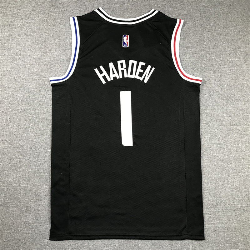 Men's LA Clippers James Harden Black 2022/23 Swingman Jersey - City Edition