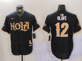 Men's New Orleans Saints Chris Olave Black Game Player Jersey