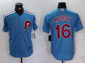 Men's Philadelphia Phillies Brandon Marsh Light Blue Alternate Limited Jersey