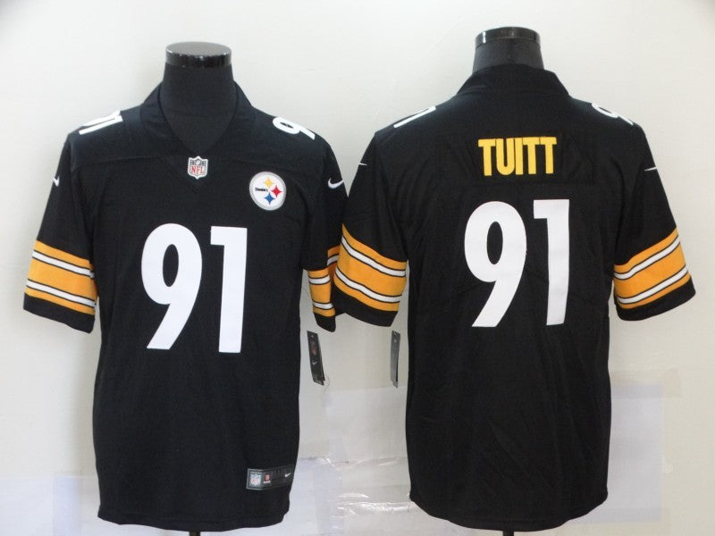 Men's Pittsburgh Steelers Stephon Tuitt Black Game Jersey