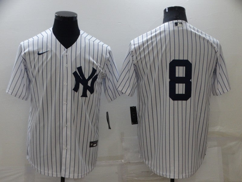 Men's New York Yankees Yogi Berra White Replica Player Name Jersey