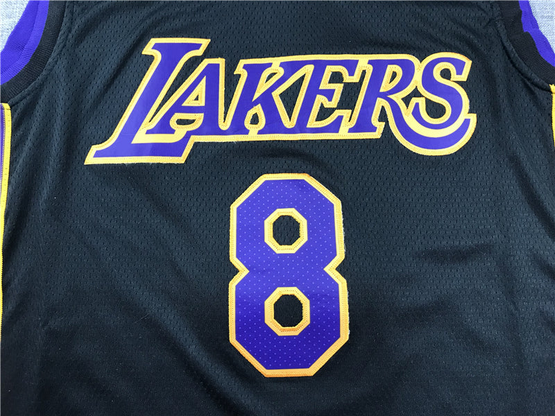 Men's Los Angeles Lakers Kobe Bryant Black Swingman Player Jersey