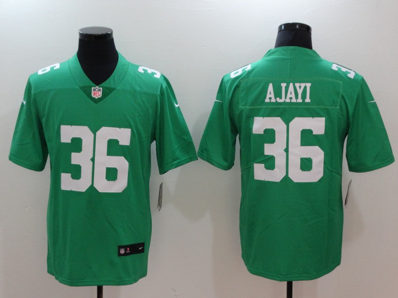Men's Philadelphia Eagles Jay Ajayi Green Game Jersey