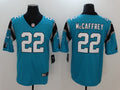 Men's Carolina Panthers Christian McCaffrey Blue Game Jersey